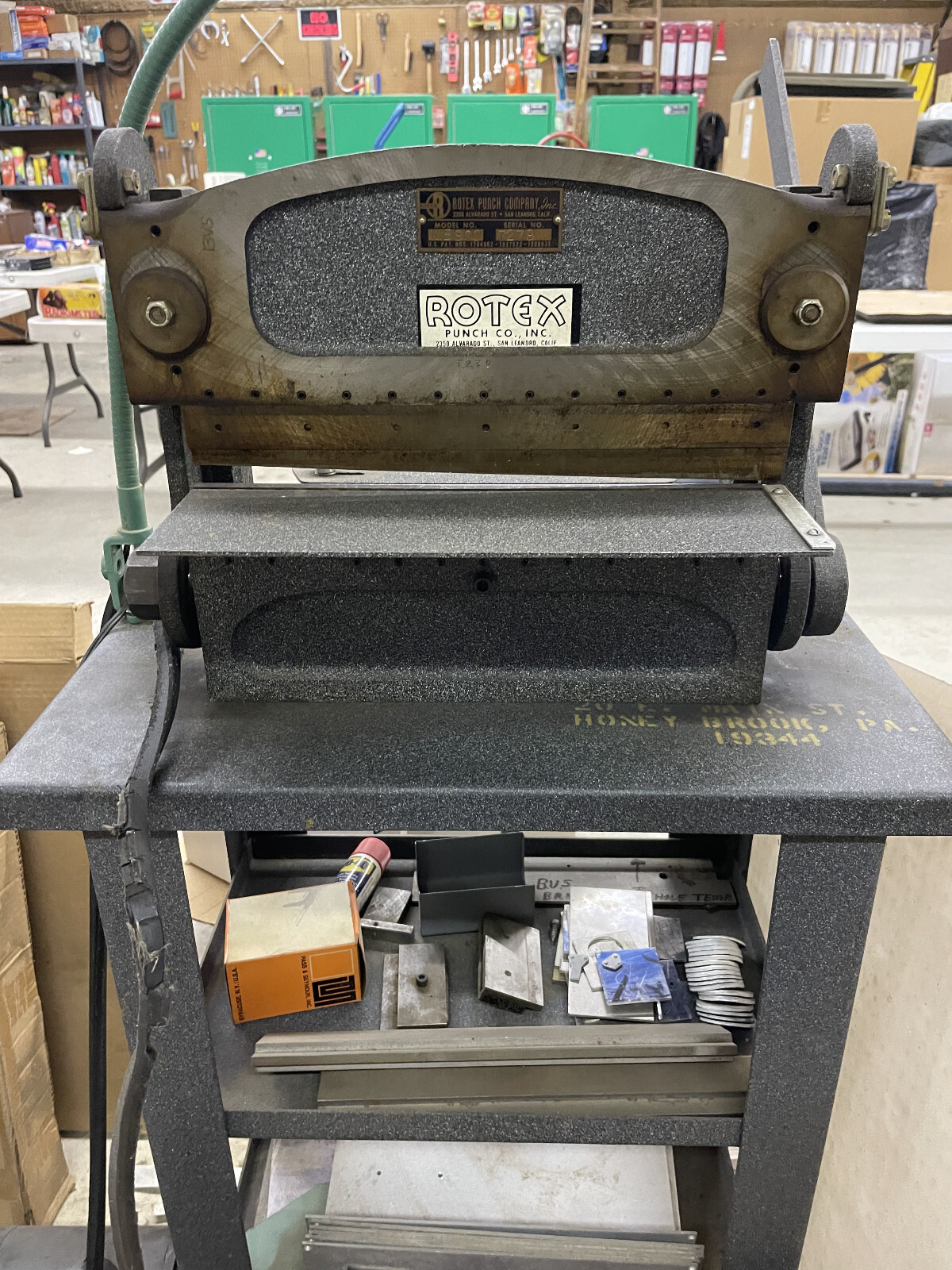 Rotex Punch Co. MB900 Minute Break Machine