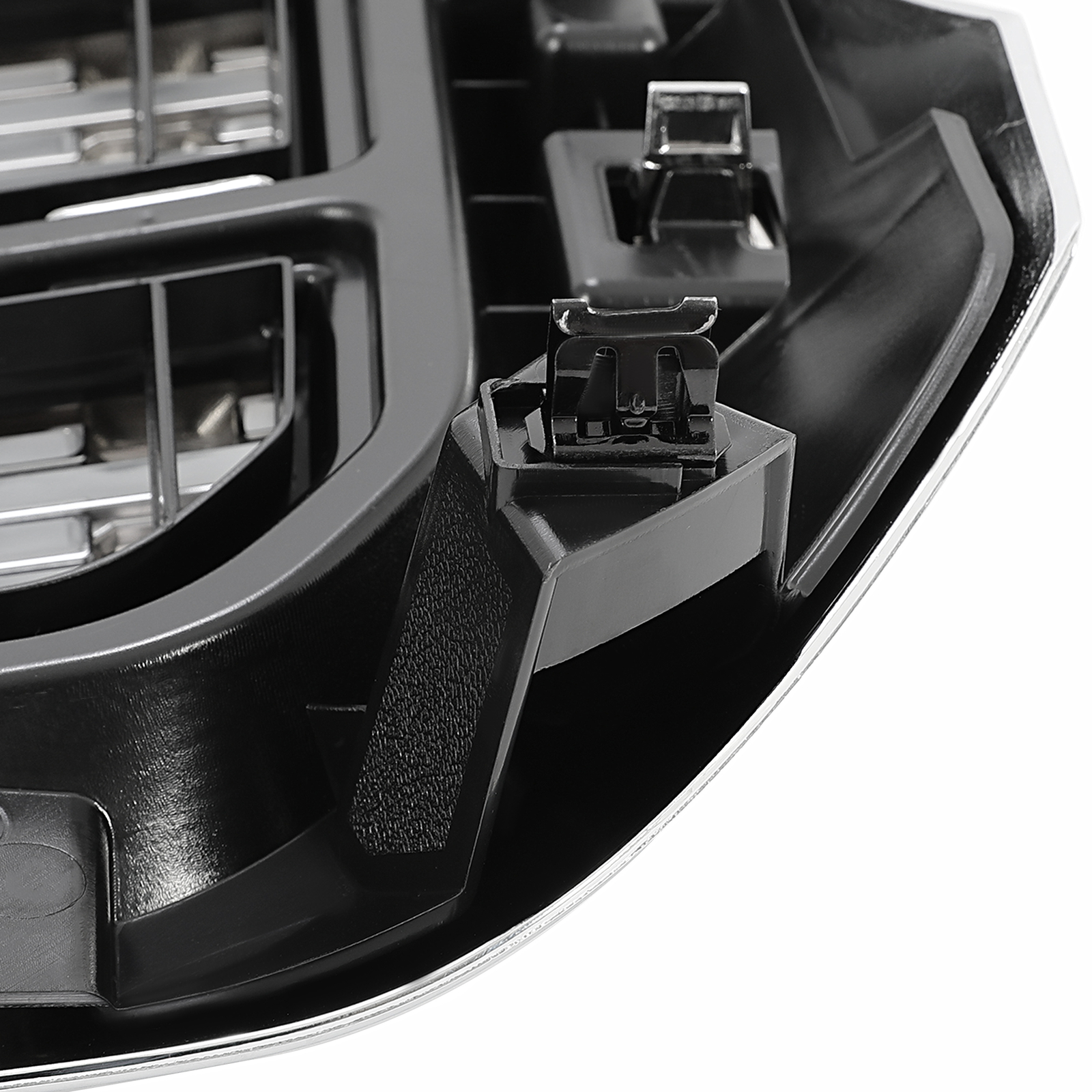 Chrome Front Grille ABS Grill W/ Snap For GMC Sierra 2500HD 3500HD 2015-2019