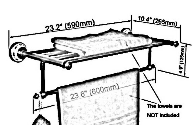 Oil Rubbed Bronze Wall Mounted Bathroom Accessories Bath Hardware Set Series