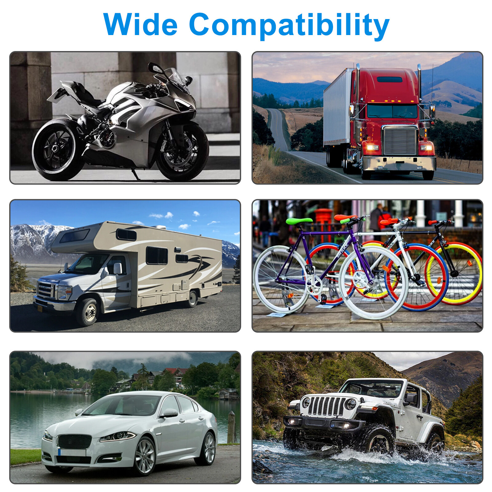 Dual Head Tire Inflator Air Pressure Gauge with Lock on Air Chuck for Car Truck