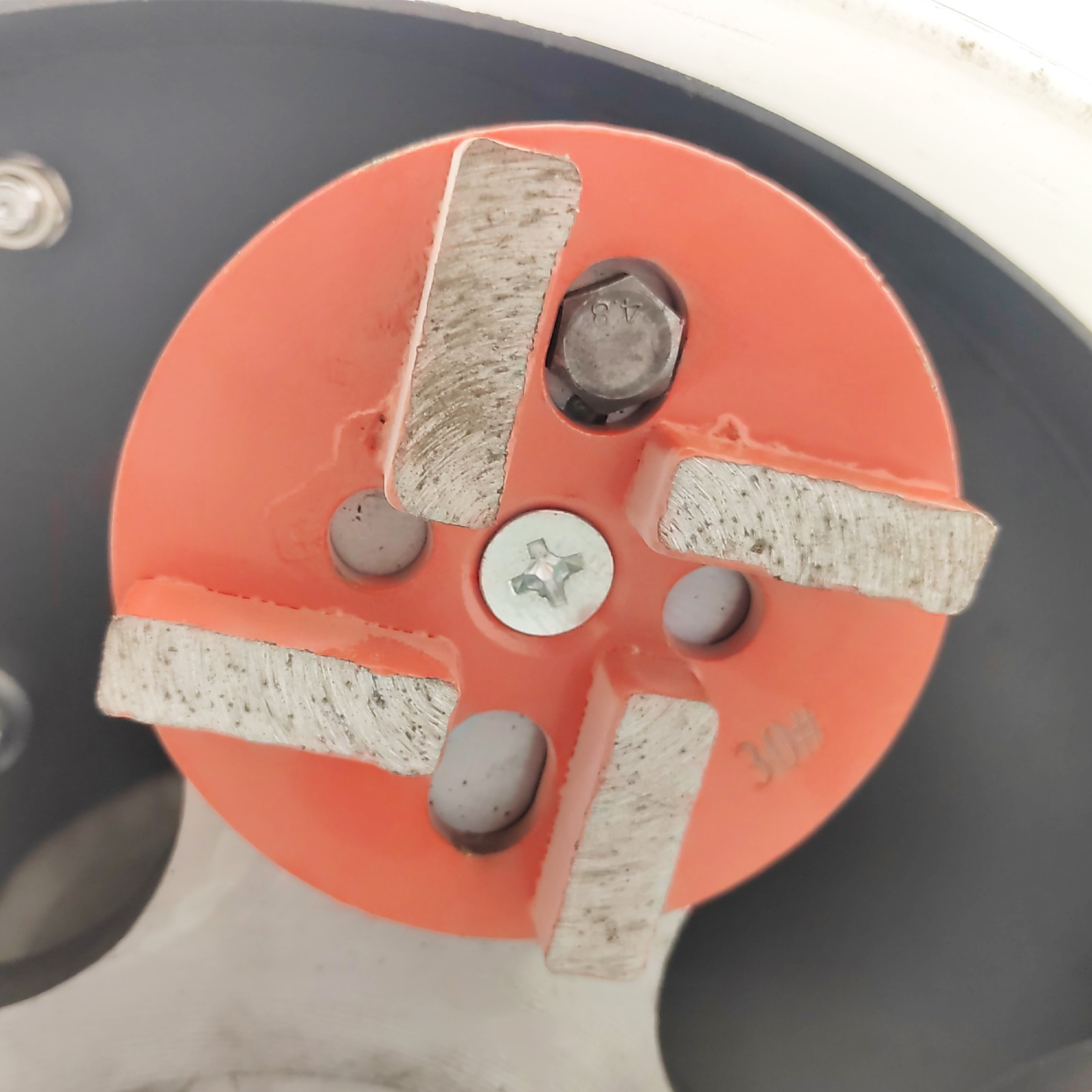 220V Concrete Floor Grinder Ground Polishing Machine w/5 Grinding Head Dust Free