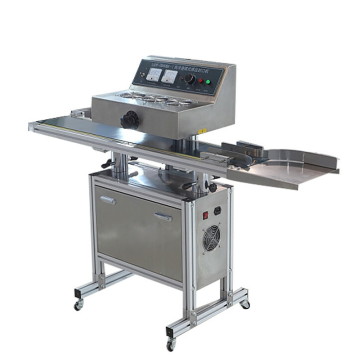 Heat Continuous Aluminum Foil Sealing Machine with Conveyor US STOCK