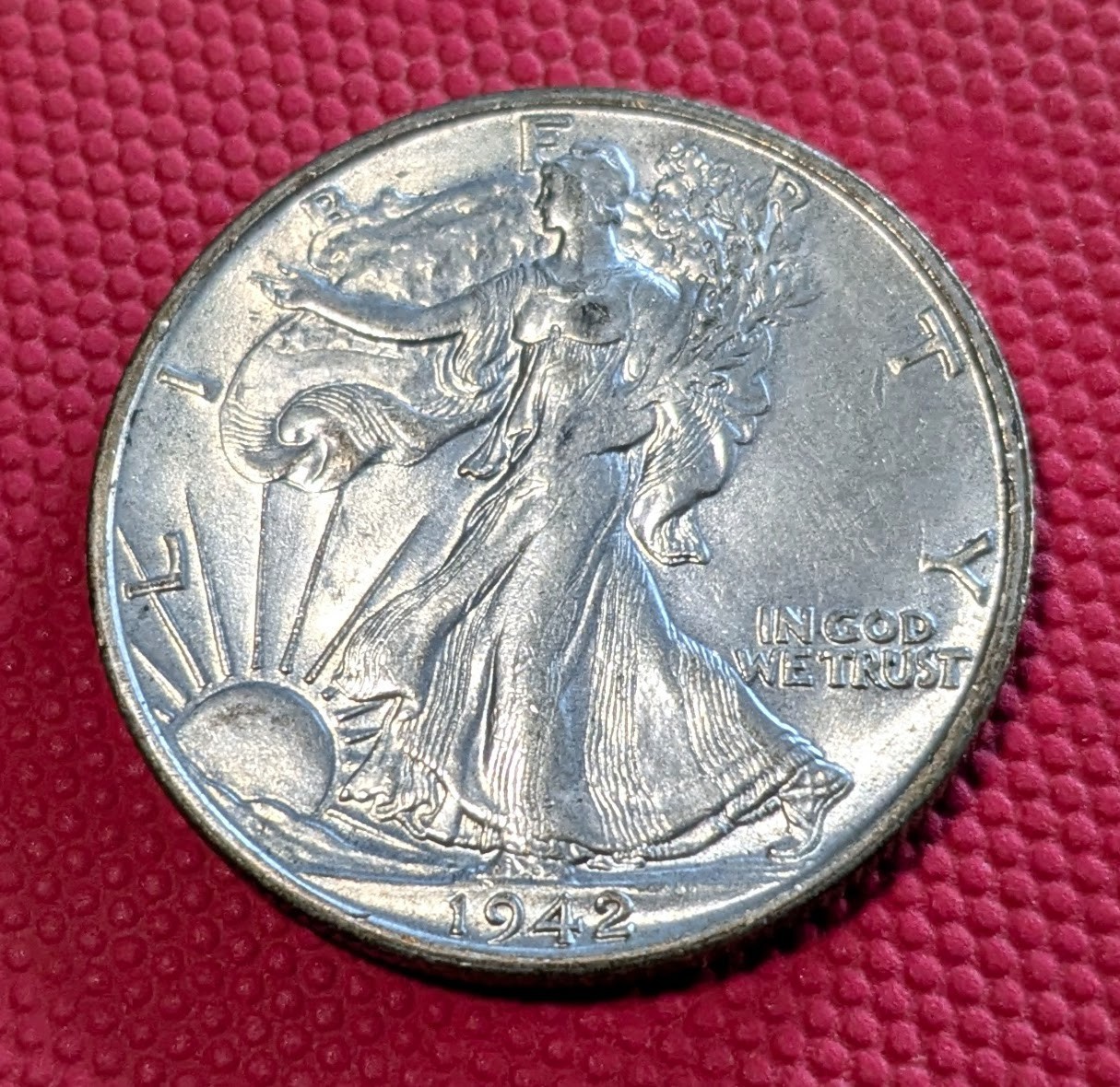 1942-S Walking Liberty Half - Uncirculated - Original Mint Luster - Ships Free