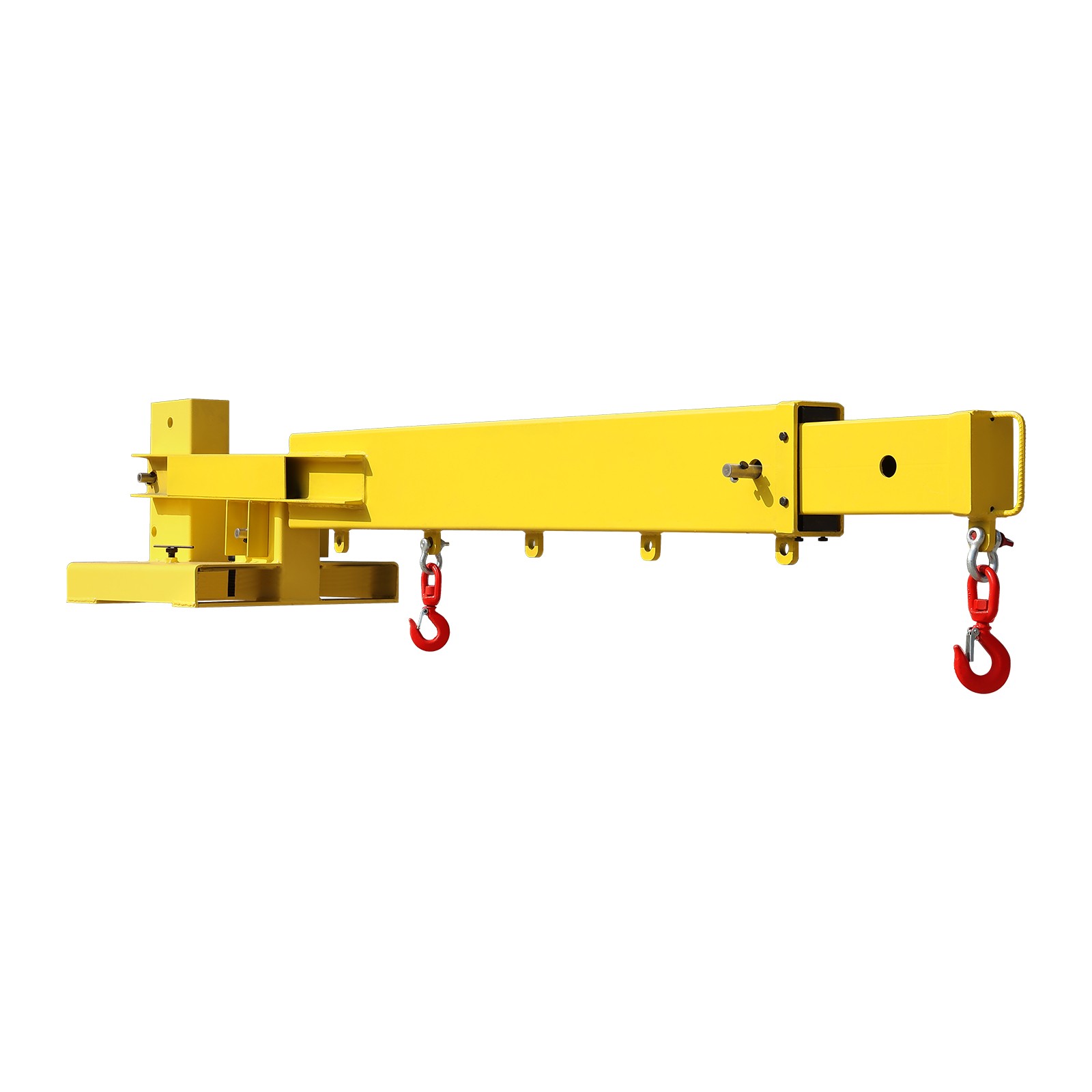 Forklift Jib Boom Crane 6000lbs Forklift Mobile Crane with 2 Hooks