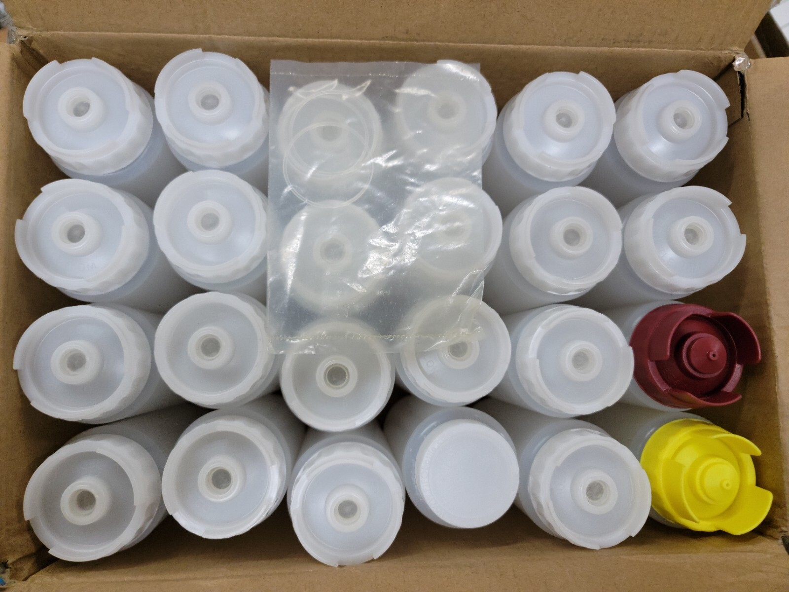 24 FIFO 16oz Double Squeeze Bottles Capped Sauce BBQ Mayo Subway Sandwich X16