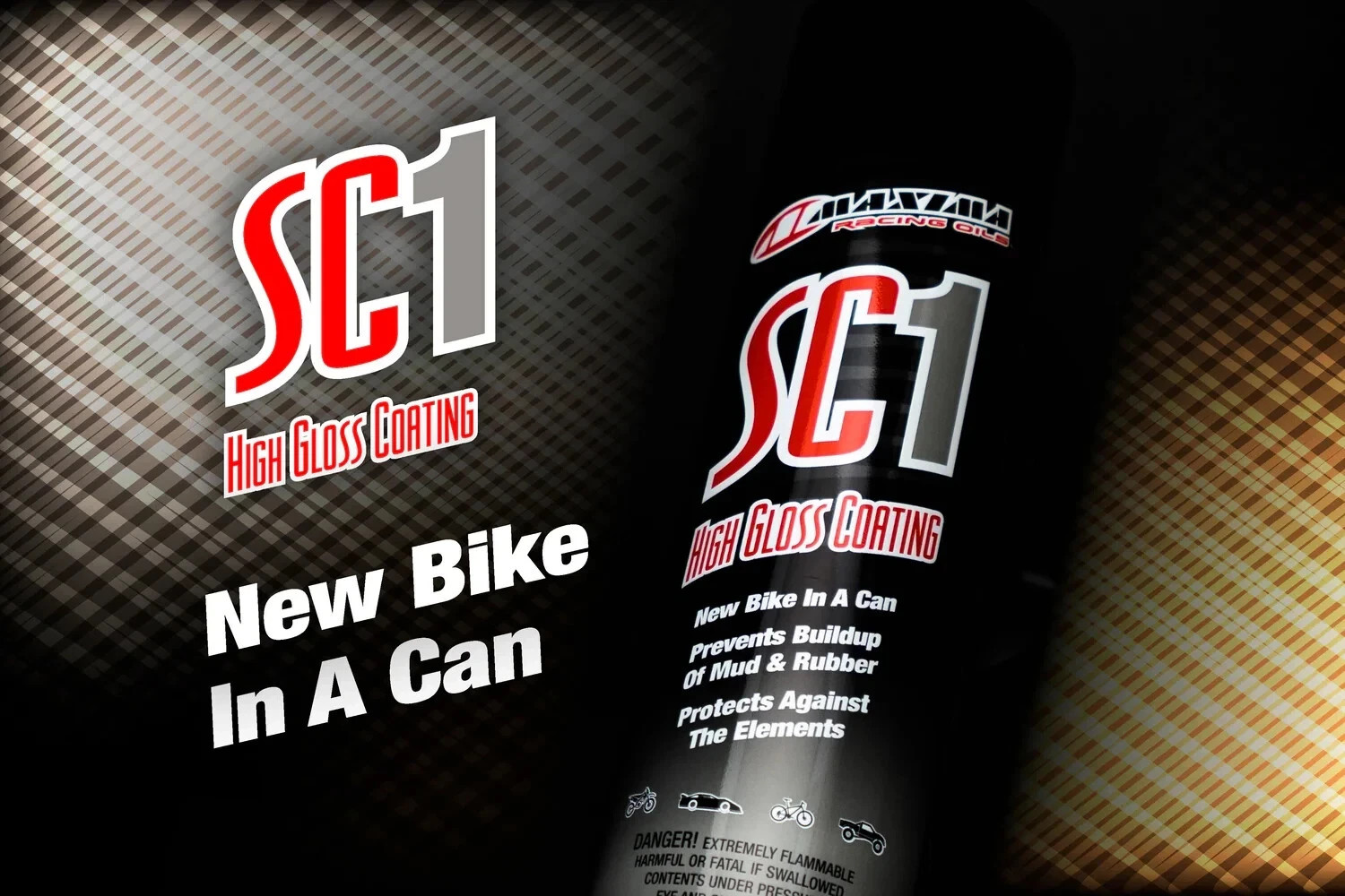 Maxima Racing Oils SC1 High Gloss Clear Coat 12 PACK - LARGE 17.2 fl oz. Can SC1