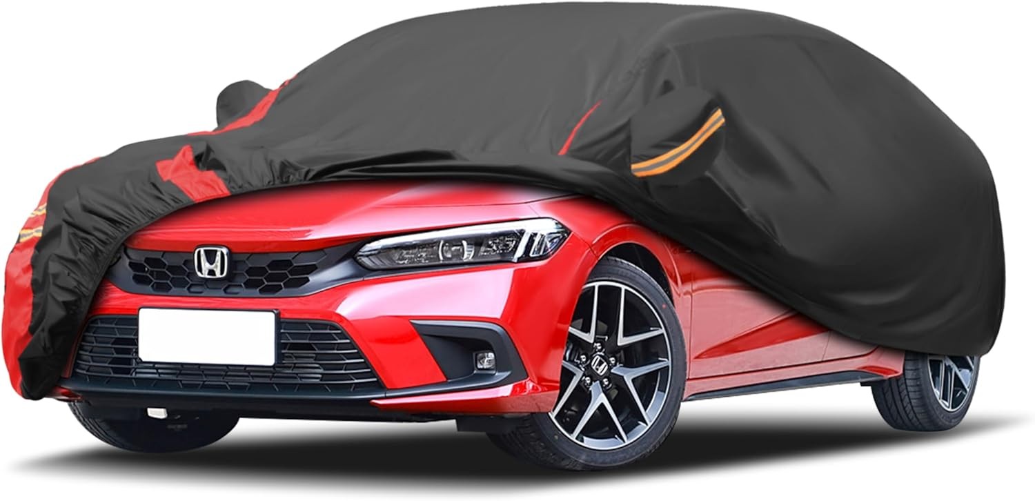Car Cover Waterproof All Weather for Automobiles (1 Sedan Car Cover, A3 Fit Seda