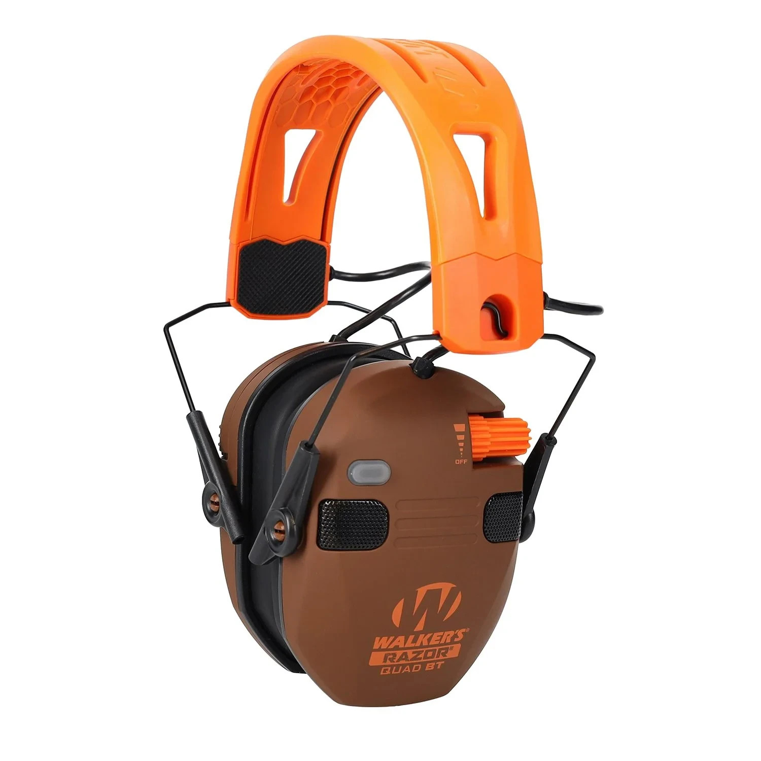 Walker's Razor Quad Bluetooth Tacti-Grip Slim Digital Muff Ear Protection | NEW