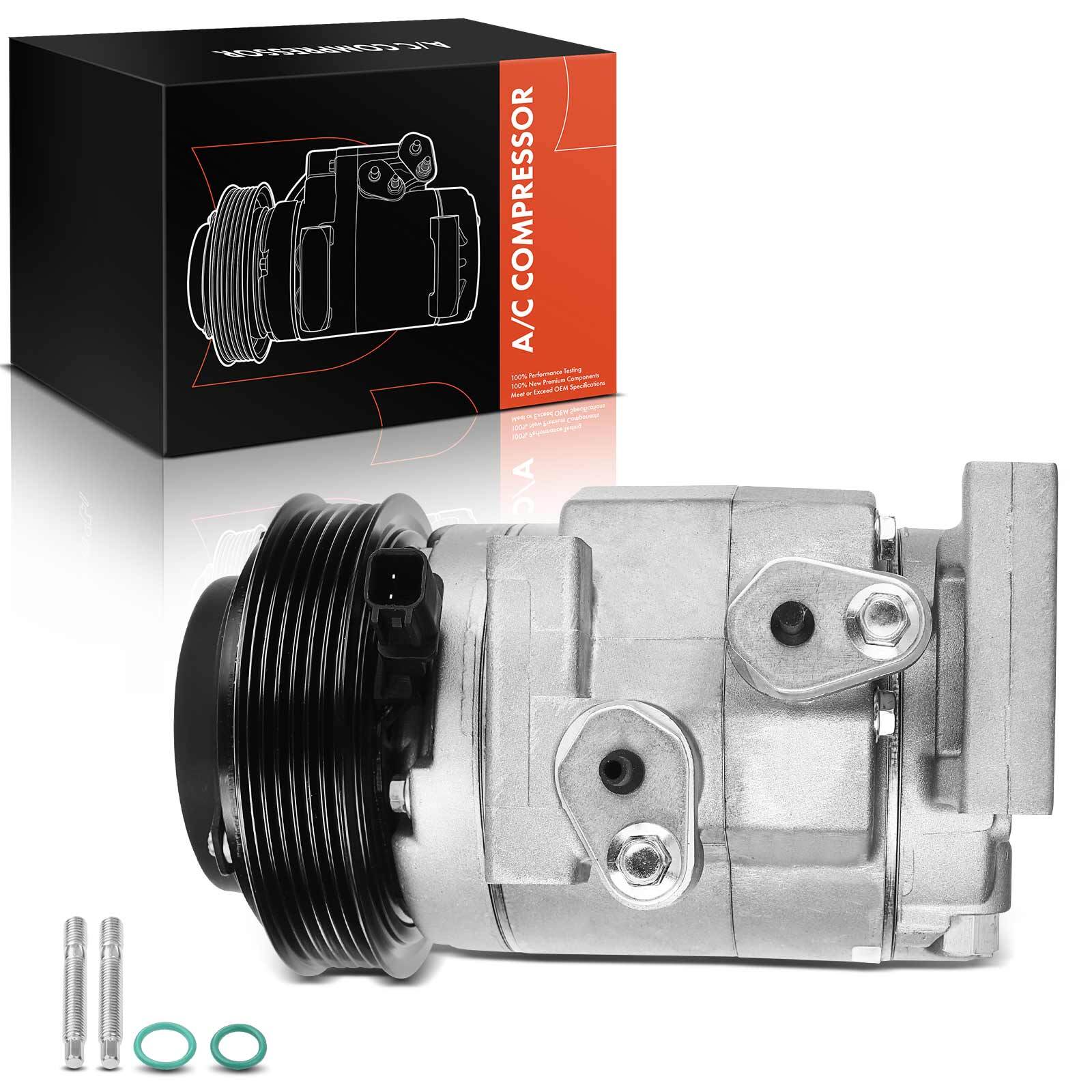 New AC Compressor with Clutch for Jeep Wrangler 2012-2017 Ram 1500 2013 V6 3.6L