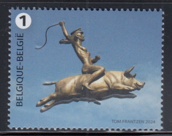 BELGIUM Tom Frantzen. Artist MNH stamp