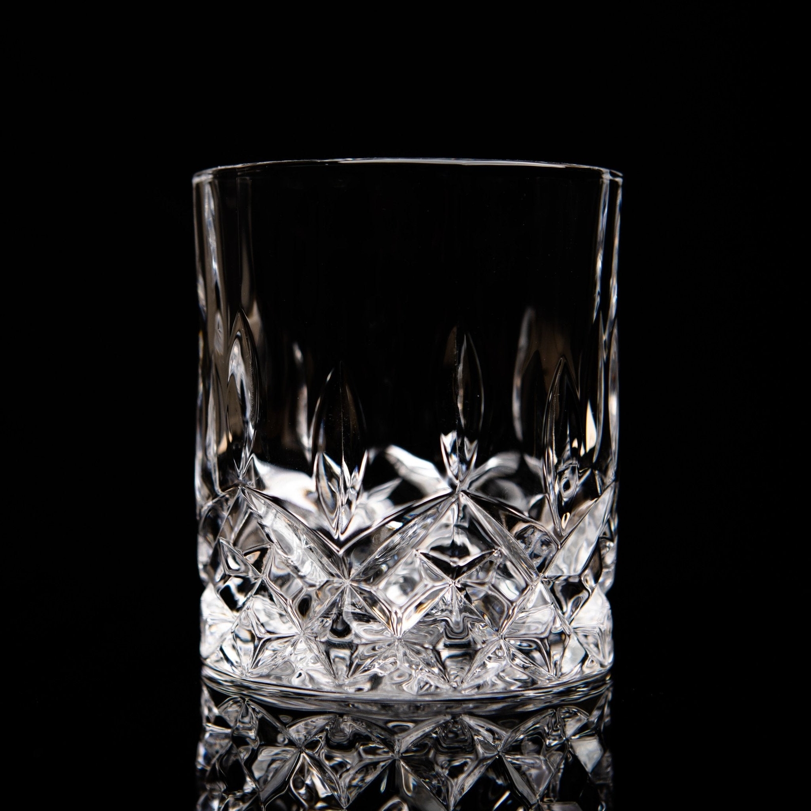 LEMONSODA Crystal Cut Old Fashioned Whiskey Glasses - 10oz - 2/4/6ct
