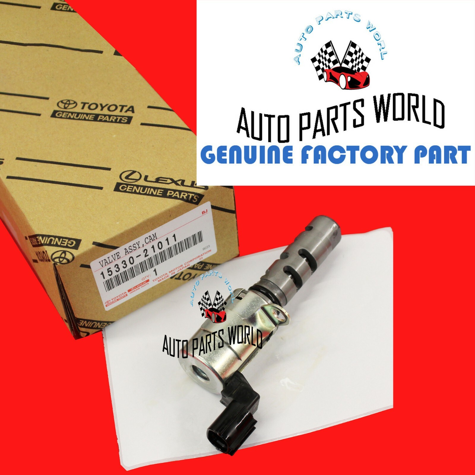 GENUINE TOYOTA YARIS PRIUS xA xD CAM 1.5L TIMING OIL CONTROL VALVE 15330-21011