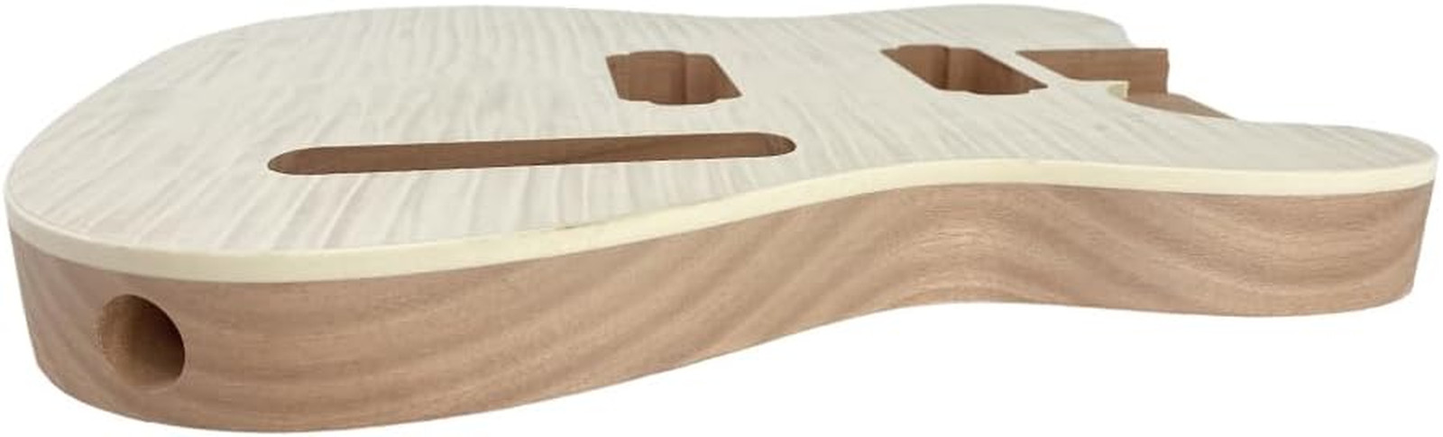 HH Mahogany Wood Guitar Body with Tiger Maple Top Fit Telecaster Tele