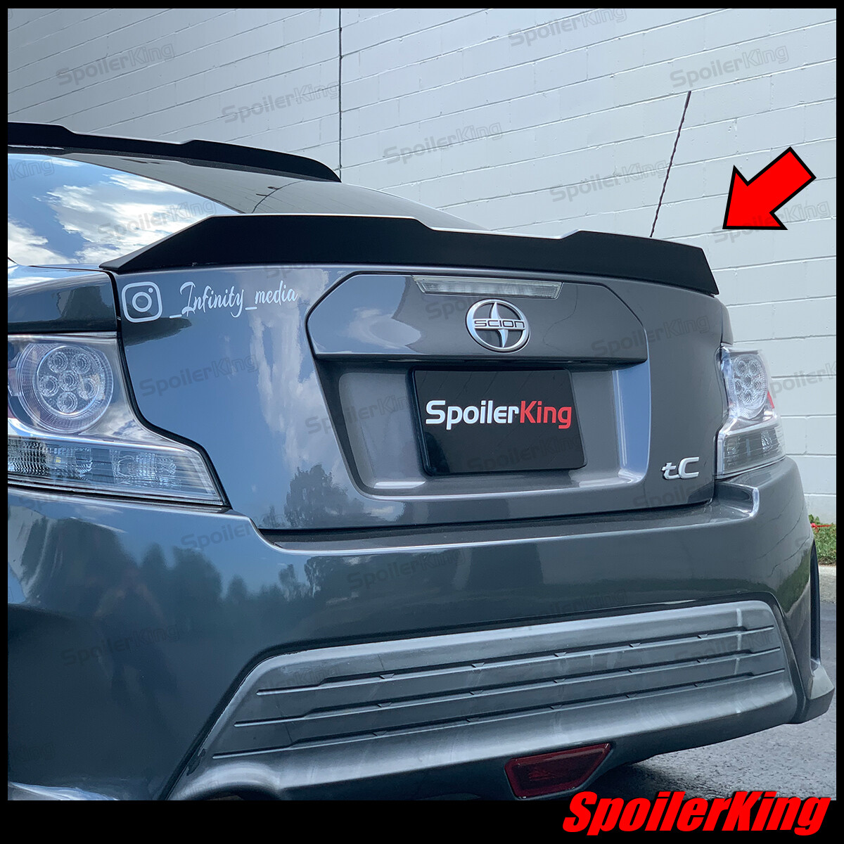 SpoilerKing 380PC Universal 30"- 55" Custom Rear Polyurethane Trunk Spoiler Wing