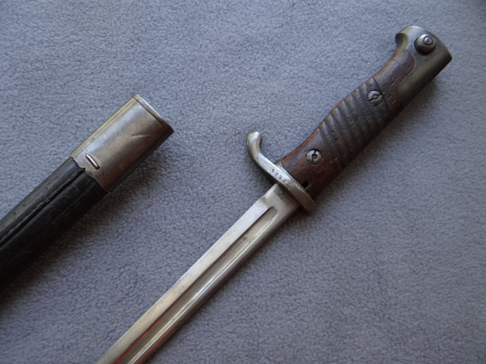 Scarce WWI Peruvian Model 1909 Quillback Bayonet Simson & Co. Suhl