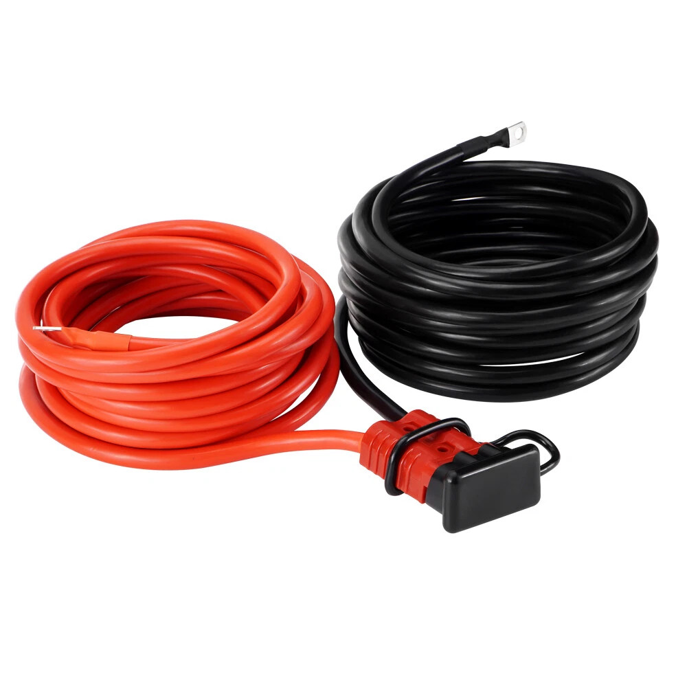 24 FT Quick Disconnect Winch Power Cable 2 Gauge 2 AWG Wiring For Winch Trailer