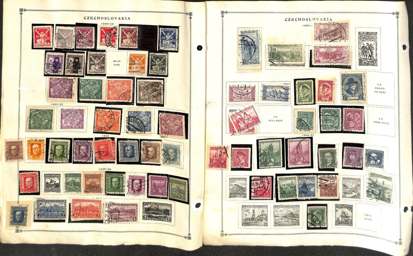 Czechoslovakia Stamp Collection on 80 Scott International Pages, 1918-1974 (CH)