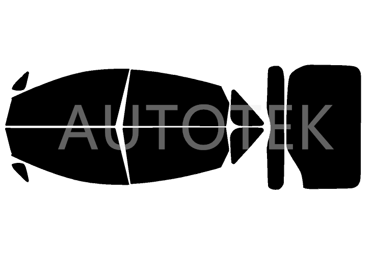 PreCut Window Film Any Shade % VLT For Toyota Prius 2004 - 2009 Tinting Films