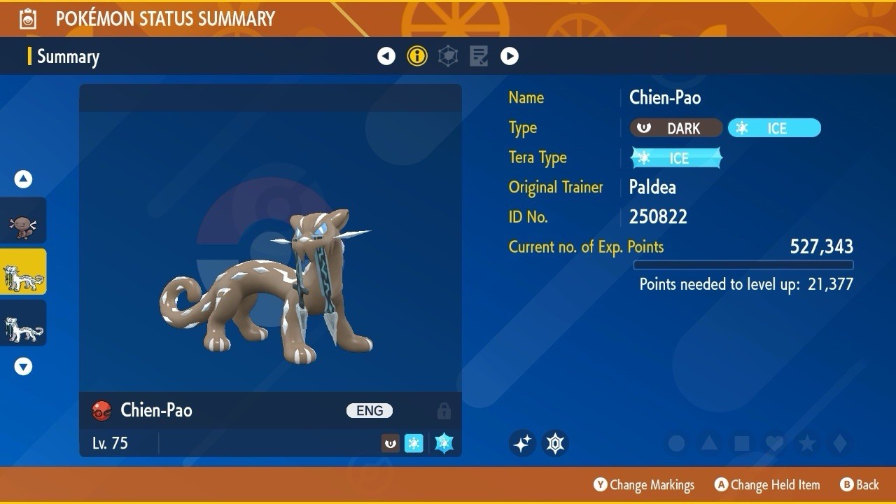 Chien-Pao Shiny Event August 2025 Untouched IV Legit Pokémon Scarlet Violet