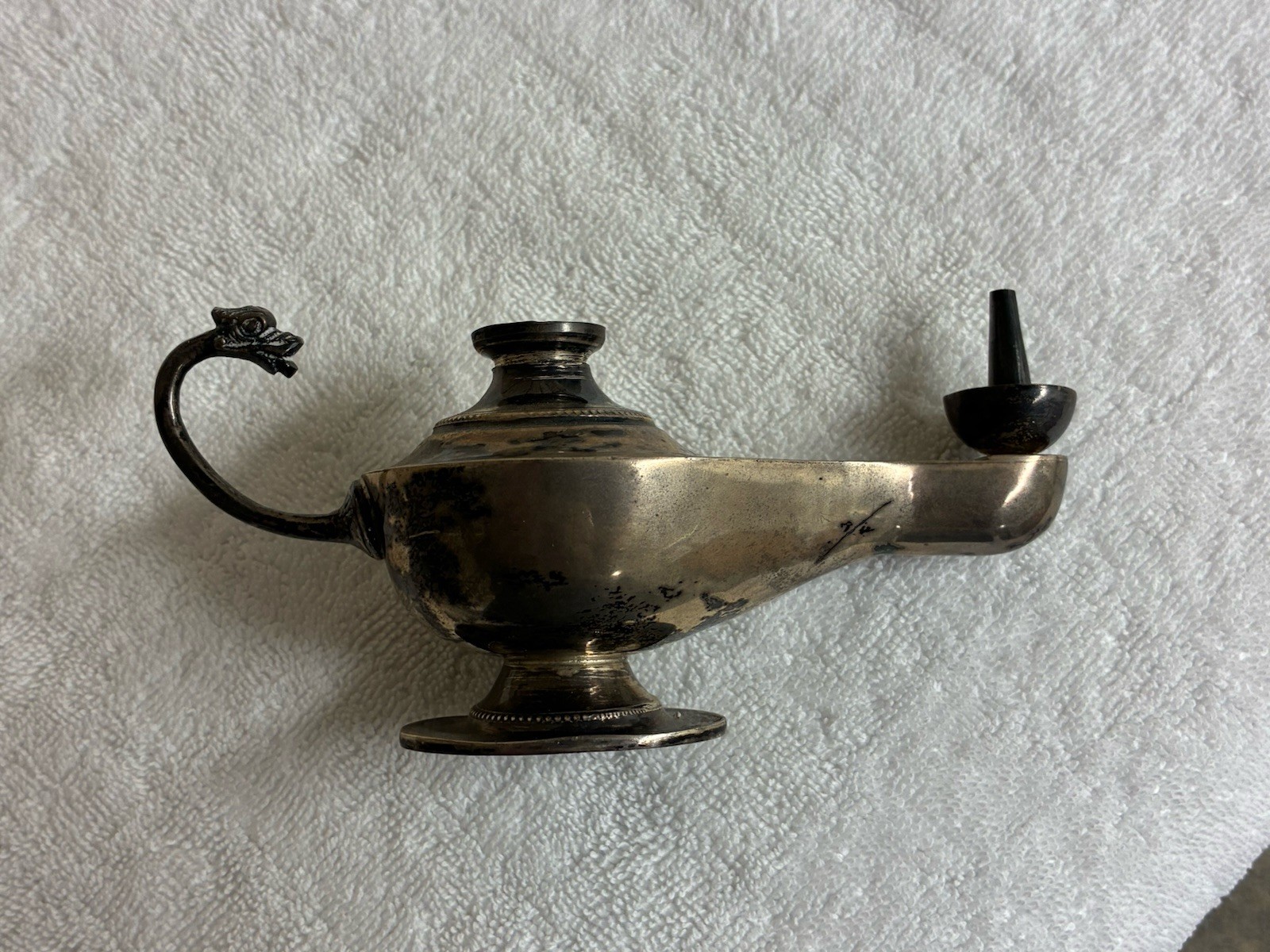 Sterling Silver Small Aladdin’s  Lamp Hallmarked