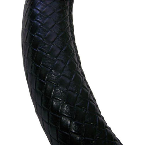 Steering Wheel Cover (18") - BLACK Woven Style - Freightliner Kenworth Peterbilt