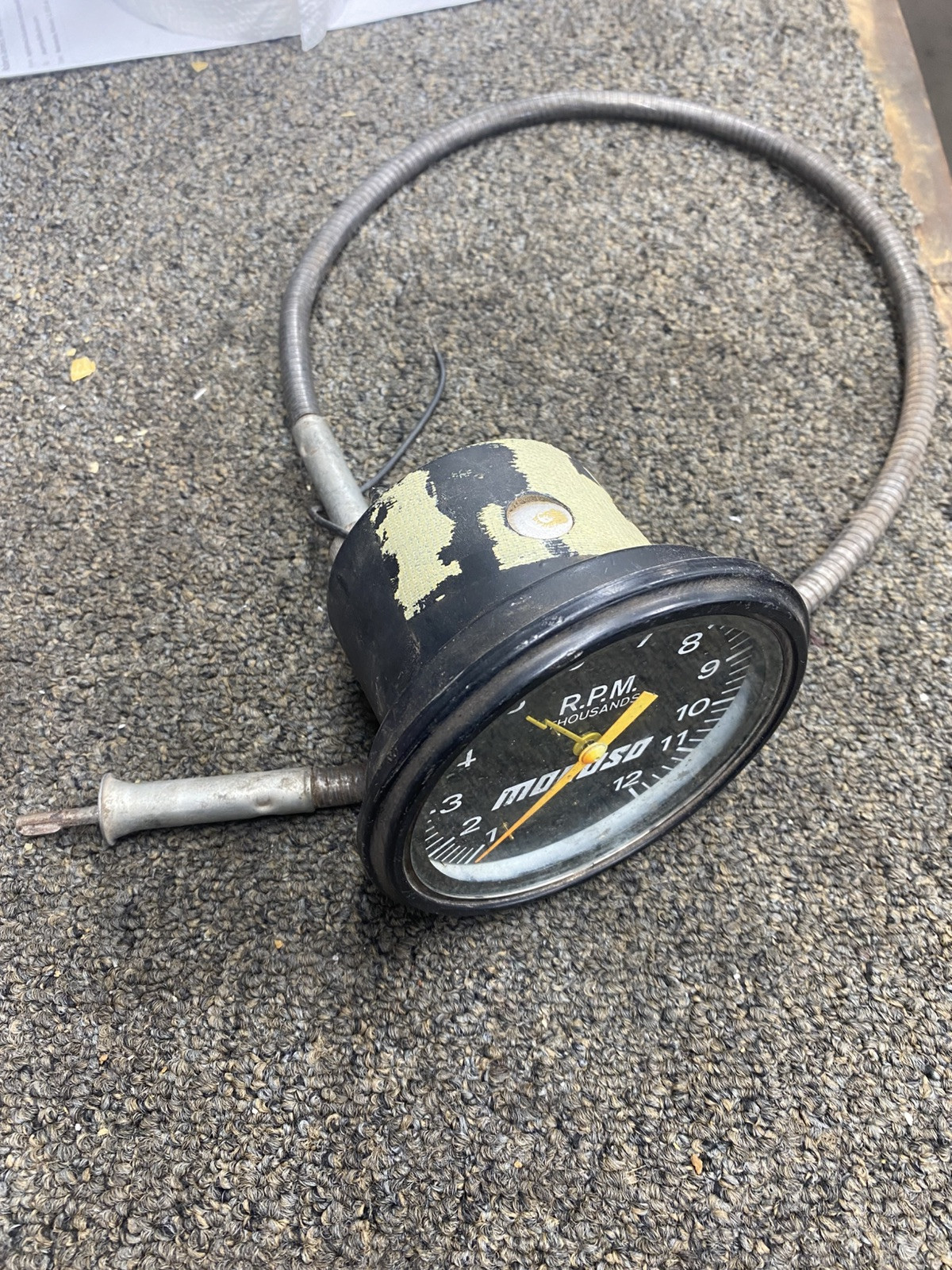 MOROSO 12K RPM GUAGE HOT ROD GASSER DRAG RACE