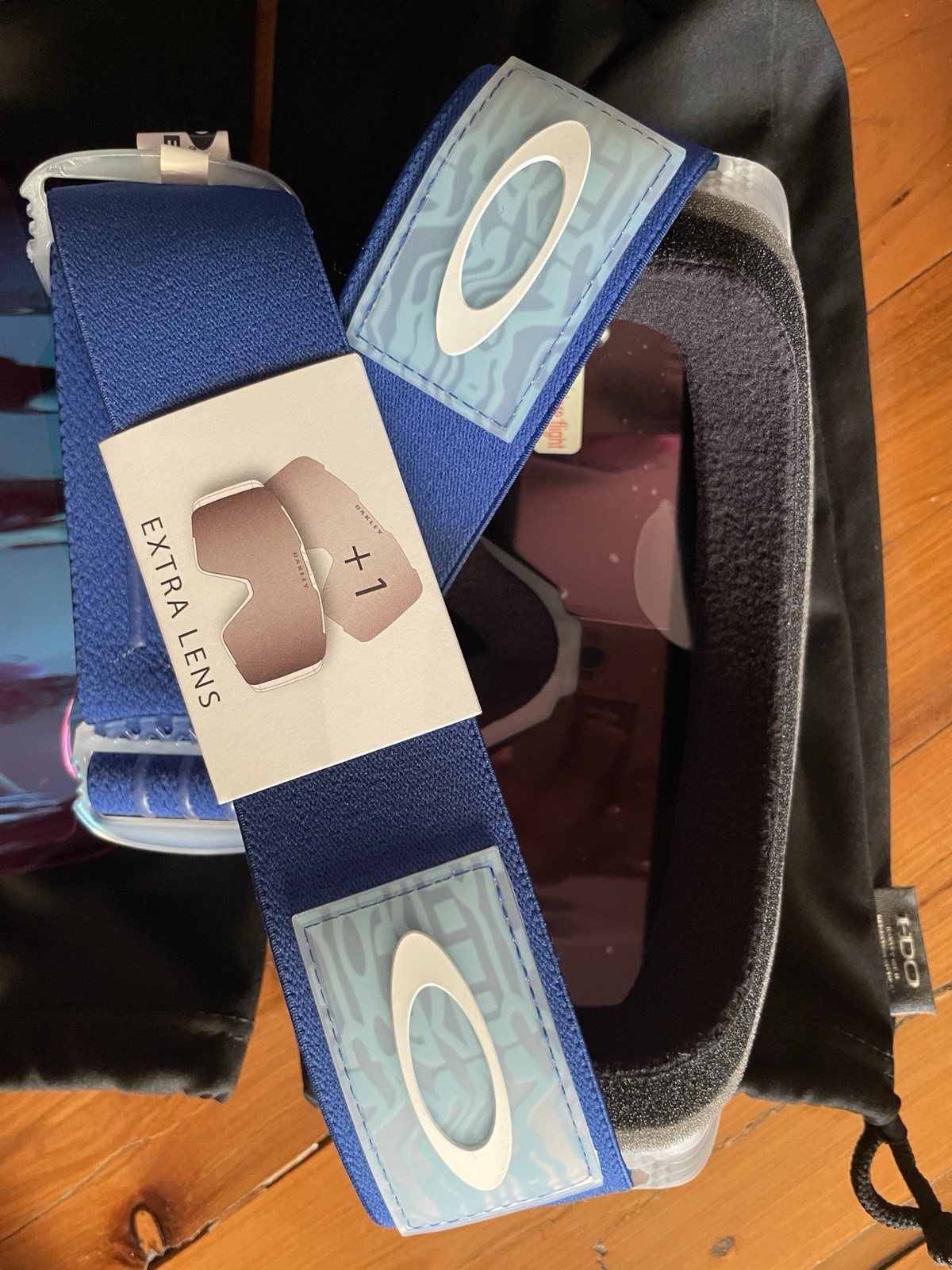 Oakley Line Miner Pro M Snow Goggles Sapphire prizm + Iced iridium