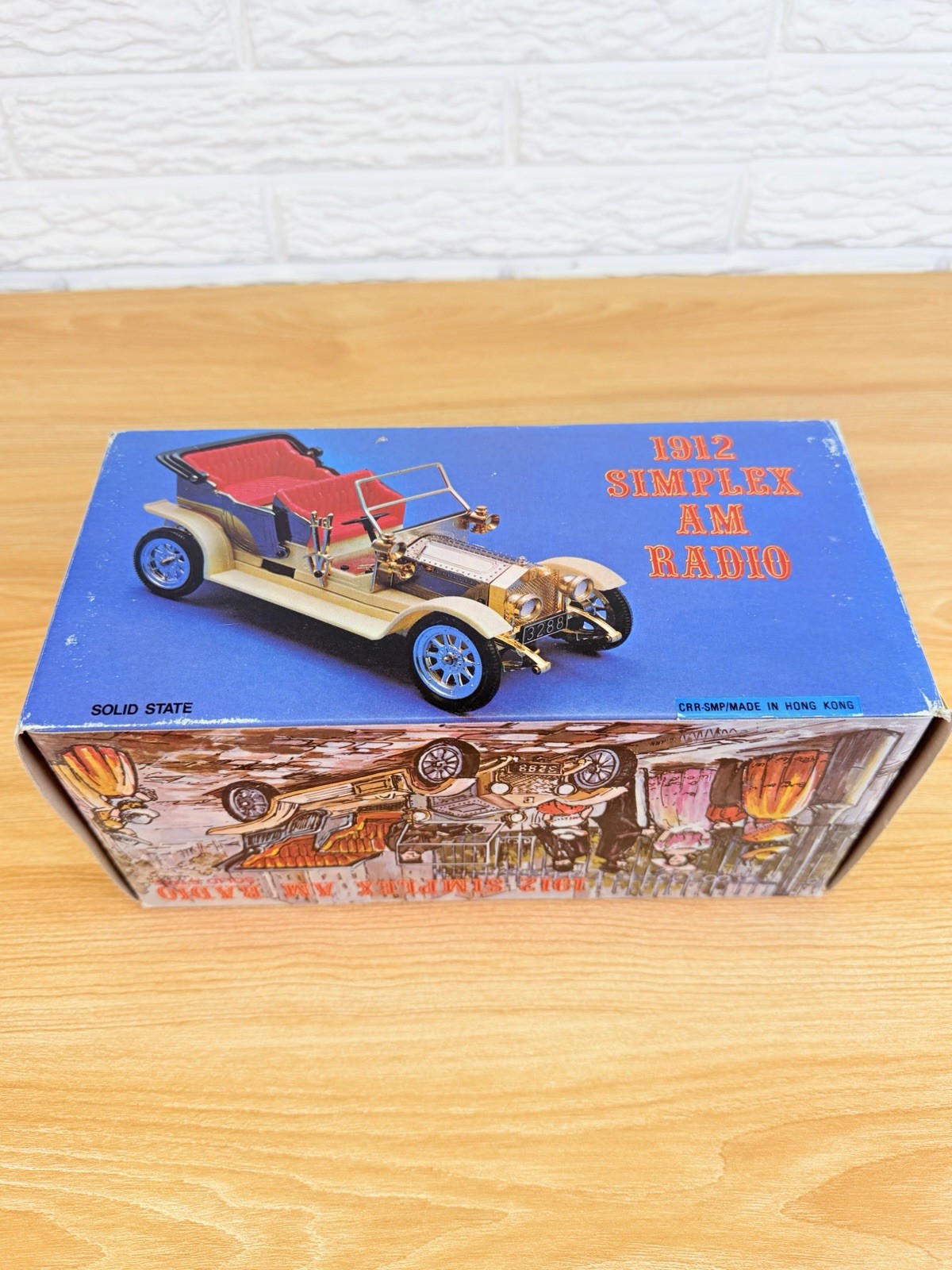 Vintage 1912 Simplex Car AM Transistor Radio Hong Kong NOS w Box