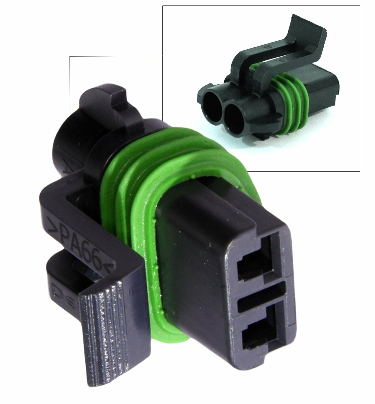 Delphi Metri-Pack 2 Pin Sealed Connector Kit 14-16 awg