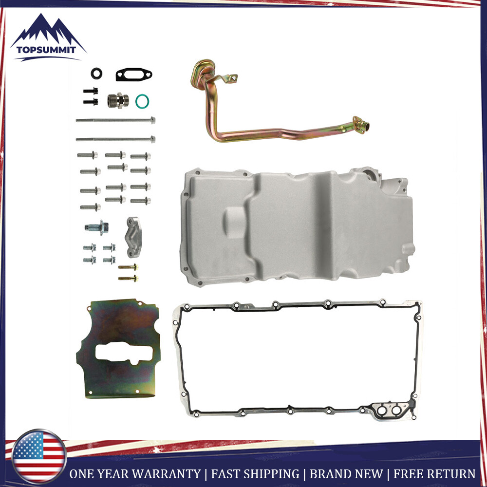 Fit For LS1 LS2 LS3 1982-1992 6.2L 6.0L 302-2 Engine Low Profile Oil Pan Retro