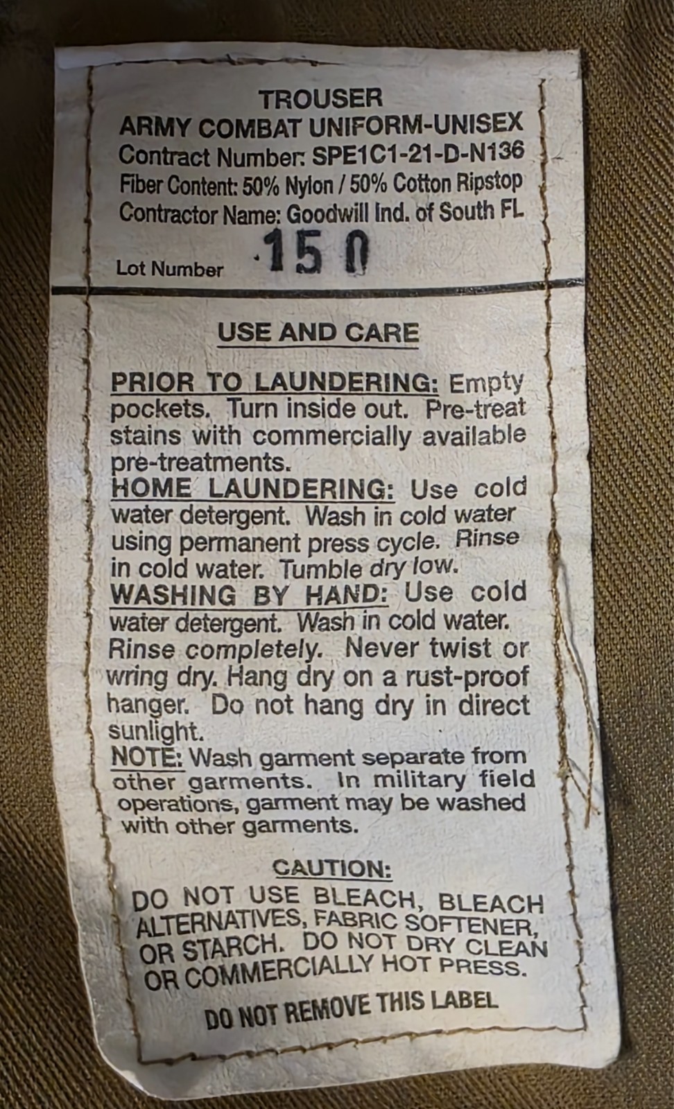 US Army OCP ACU Combat Pants Trousers Large Regular 35-39W 29.5-32.5 Inseam NYCO