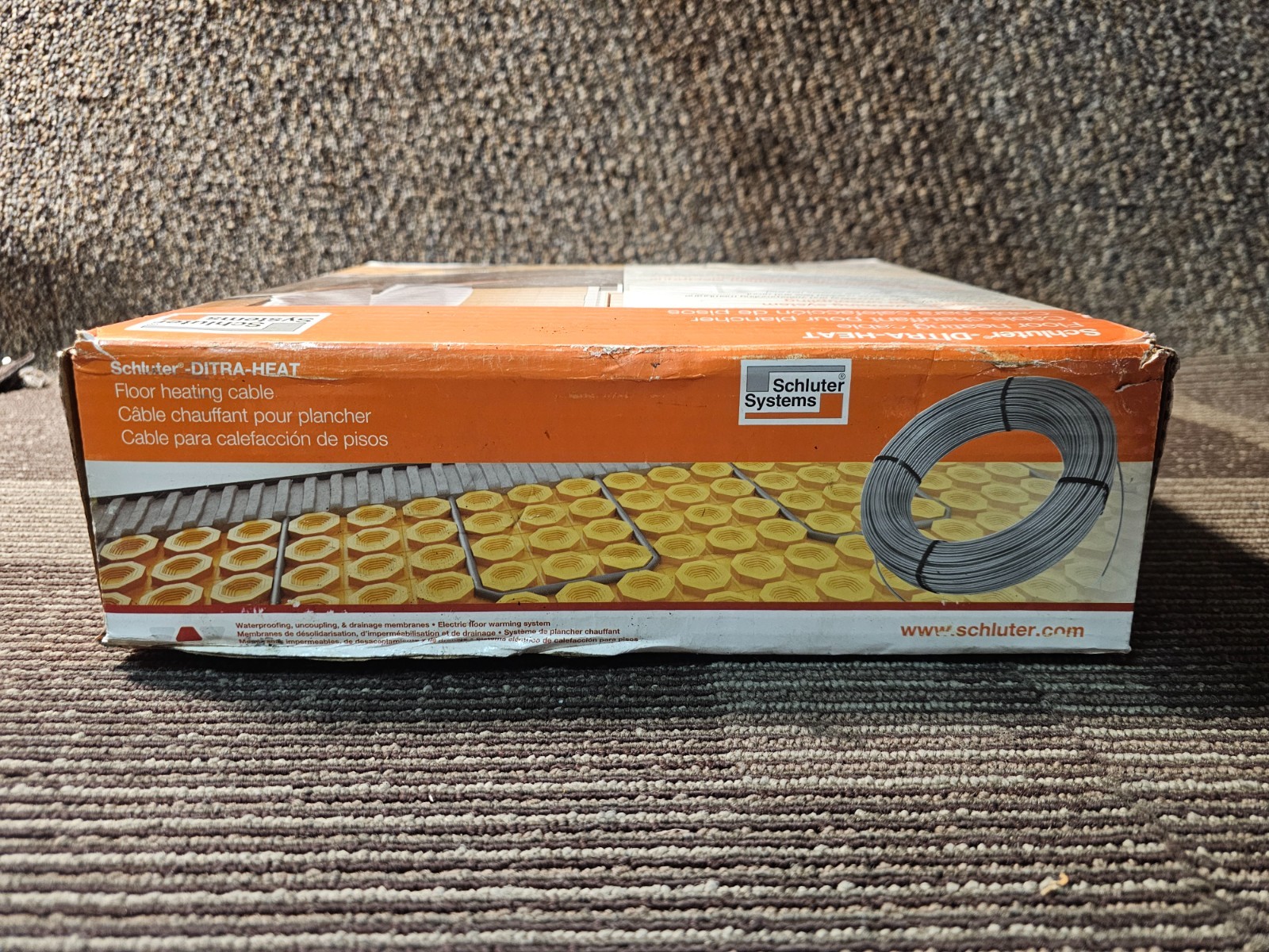 Schluter Ditra-Heat Cable, 120V - 88.2 ft (26.7 SqFt) Heating Cable - DHEHK12027