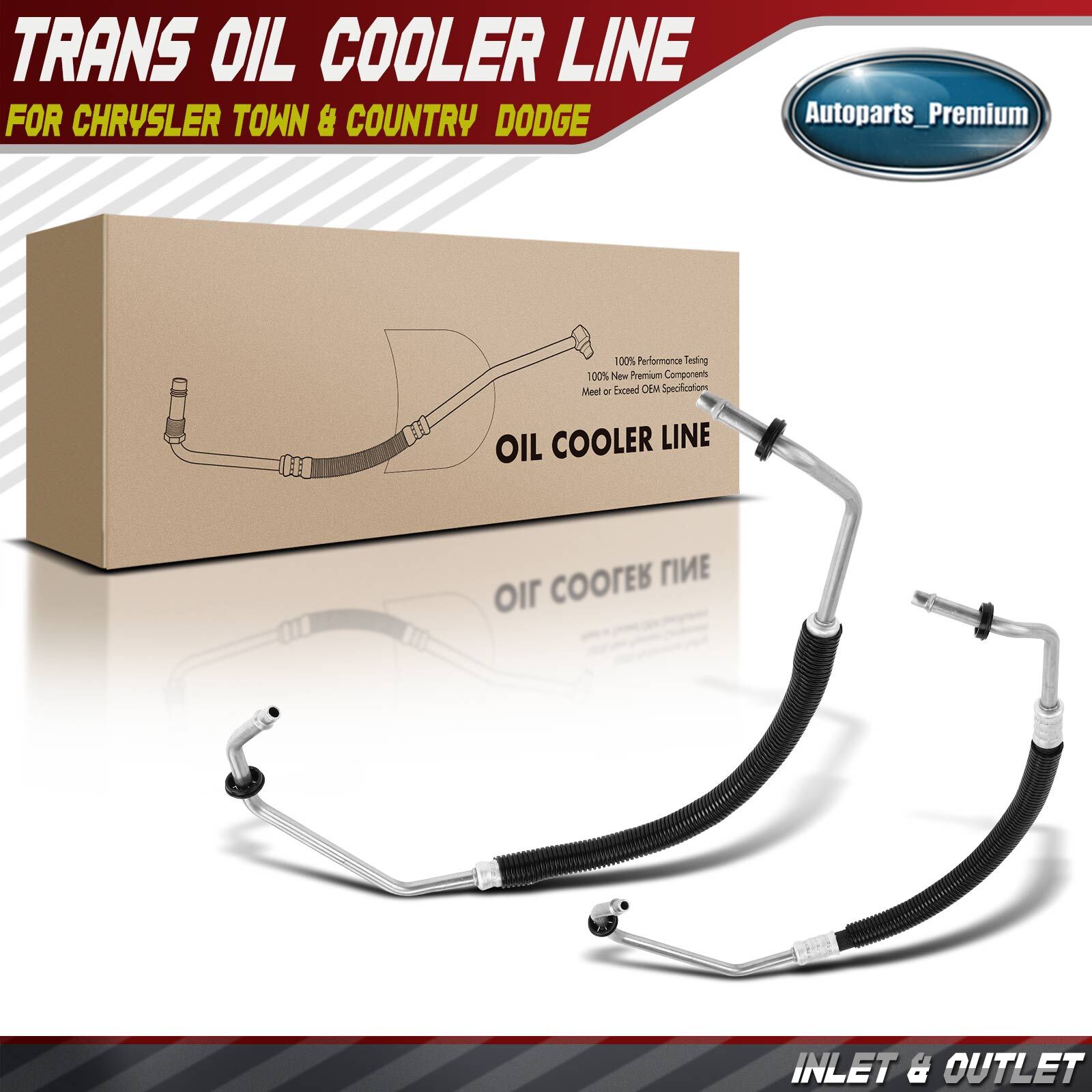 Transmission Oil Cooler Line for Chrysler Town & Country  Dodge Grand Caravan