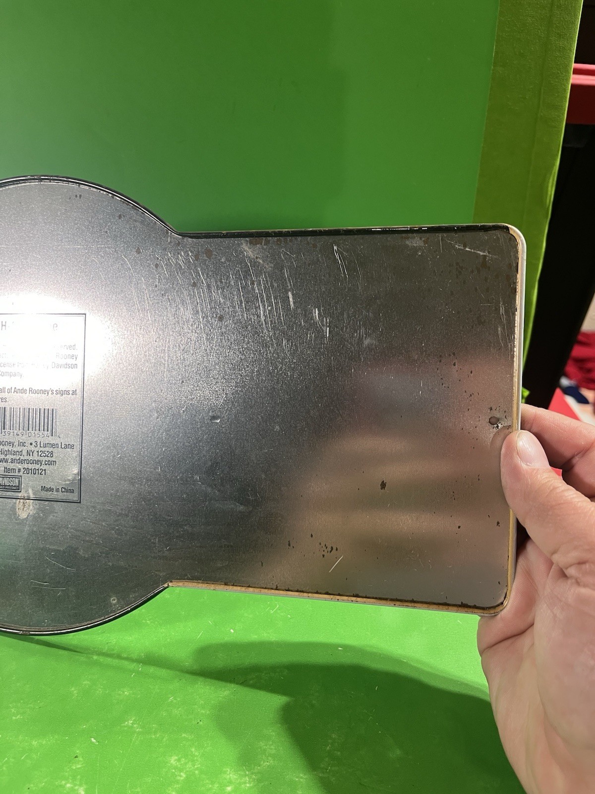 Harley Davidson Metal Display Sign - H-D Globe - Ande Rooney 2005