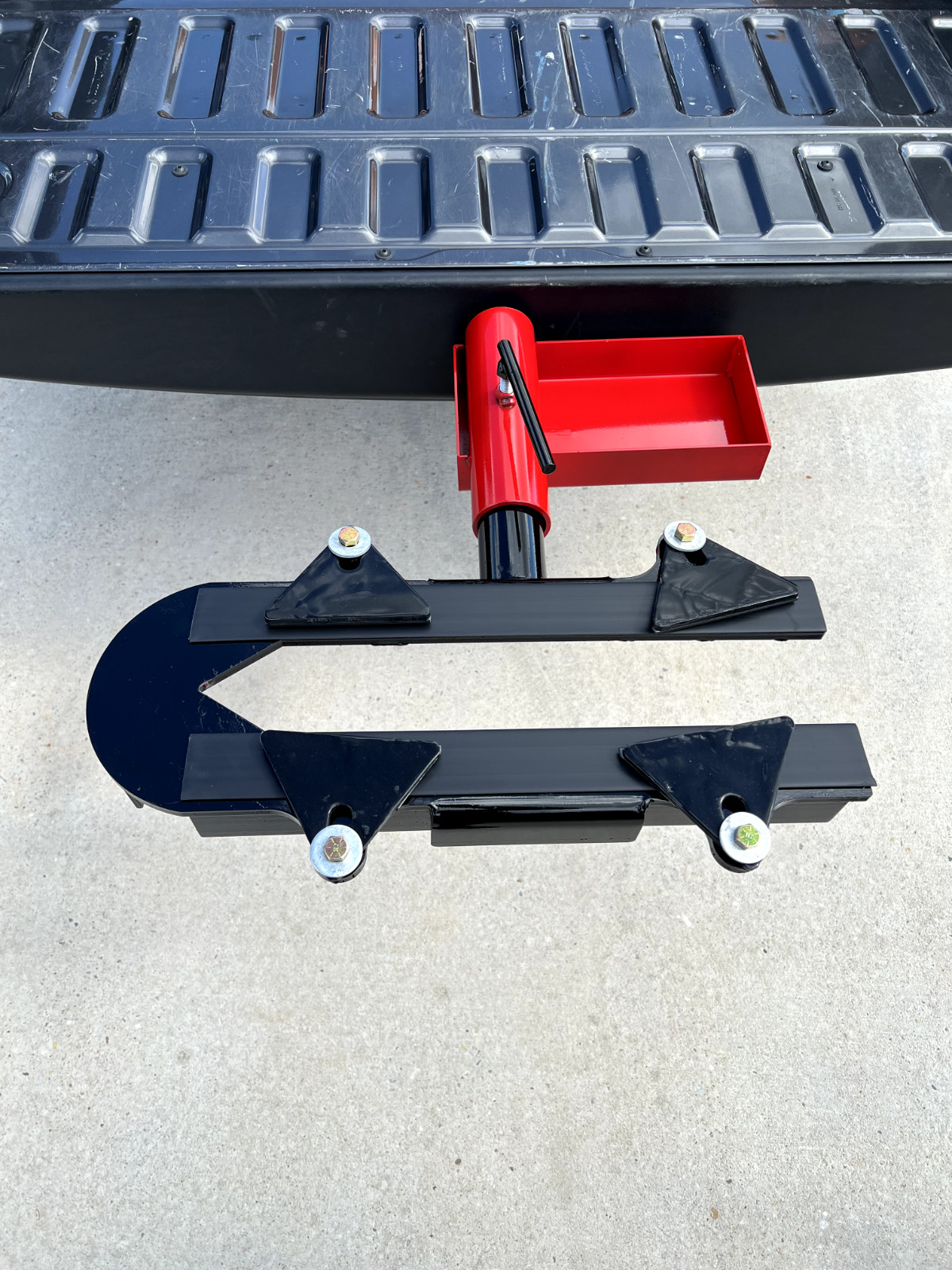 Hitch Mount Lower Unit Stand 360 degree turn - Boat Shop Tools