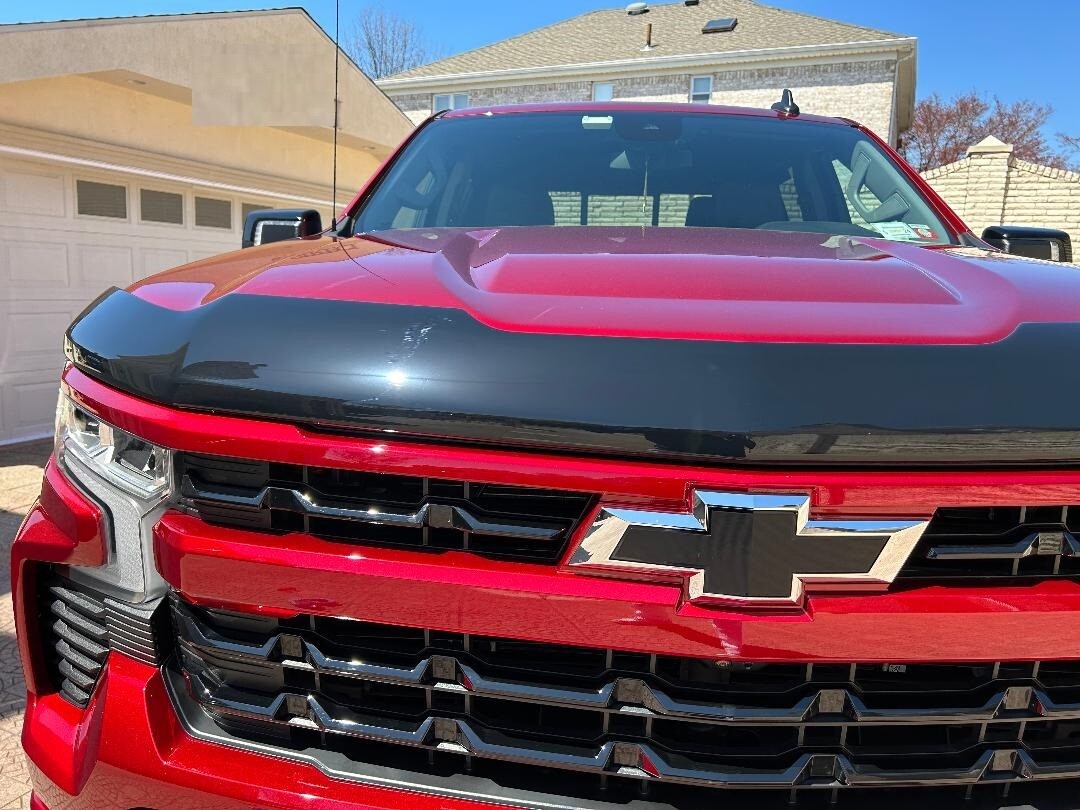 Bug Shield Hood Protector Tape On SMOKED Deflector FOR Dodge Ram 1500 2009-2018