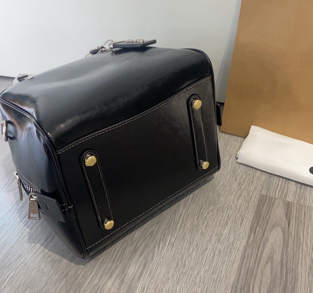 COACH Cube Rogue Bag 20 Shoulder Bag Black CBH04 Outlet NEW leather