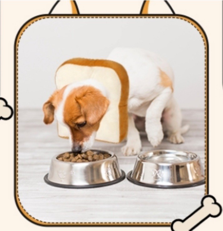 Hombys Soft Dog Cone Collar Toast Shape Spay Neuter Surgery Recovery Size Large