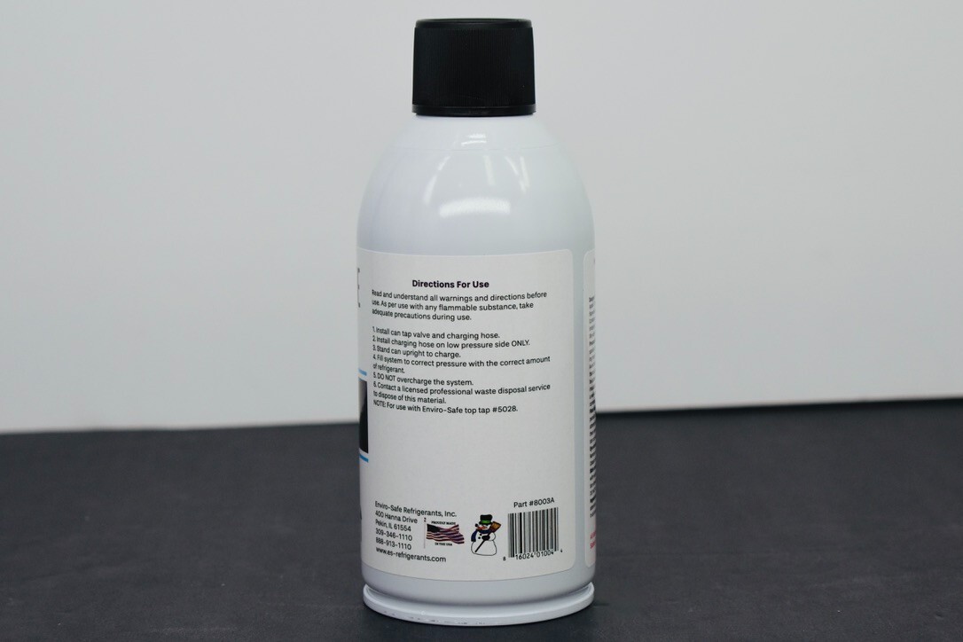 R600a UPRIGHT, Isobutane, Self-Sealing Valve, 1 can