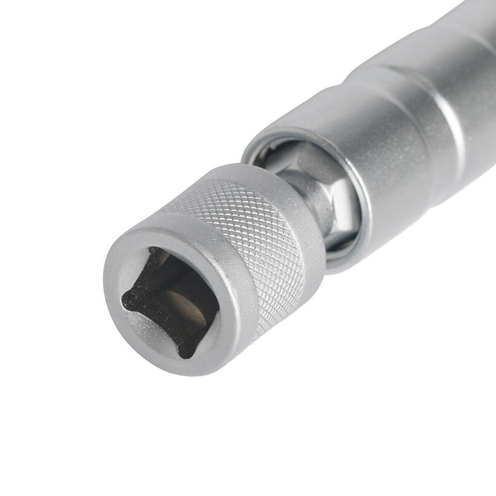 14mm & 16mm Thin Wall Magnetic Swivel Spark Plug Socket 12-Point Removal Tool