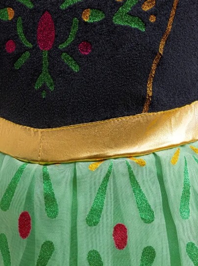 NEW Princess Ana Frozen Dress Girls Halloween Costume