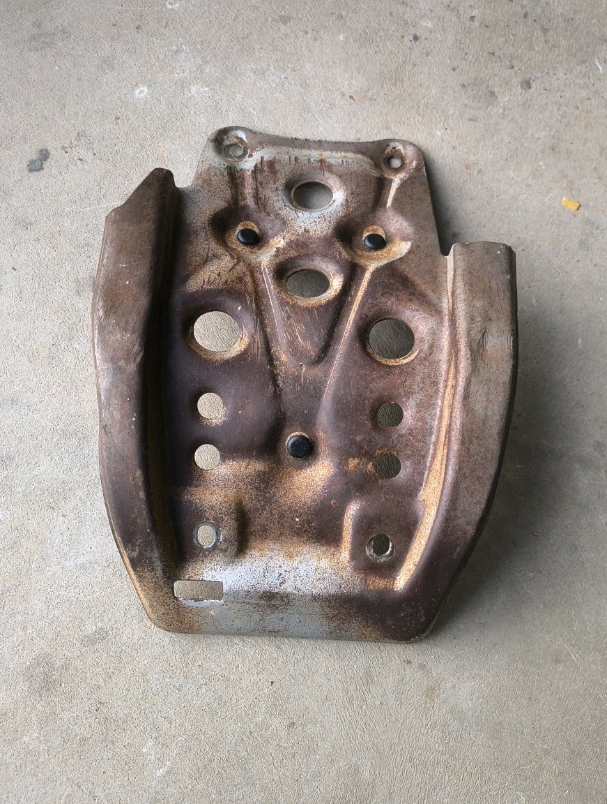 1986-1987 Honda ATC200X Front Engine Frame Skid Plate Guard 53060-HB5-000