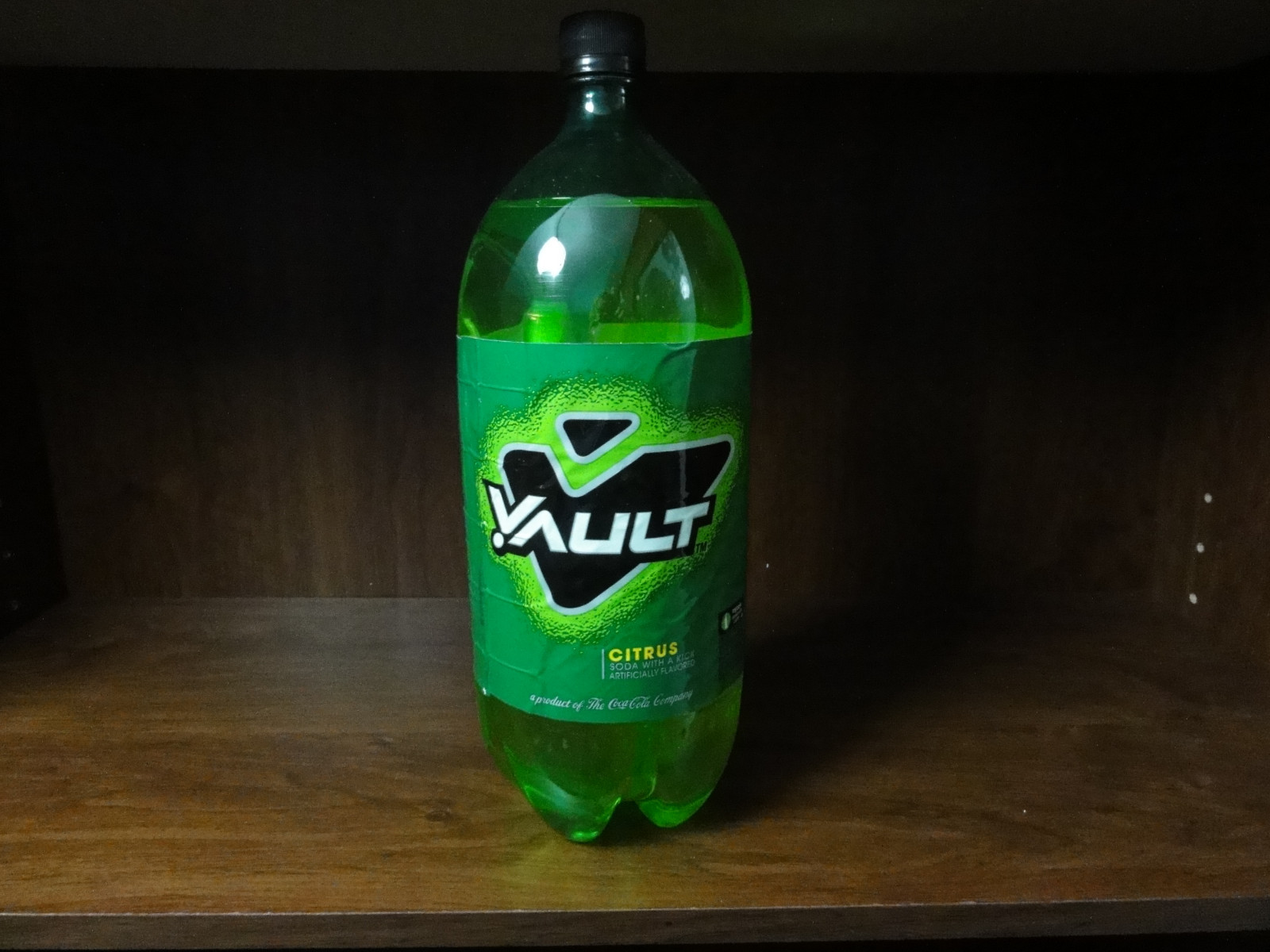 Vault soda 2 liter, unopened, no longer carbinated, Coca Cola