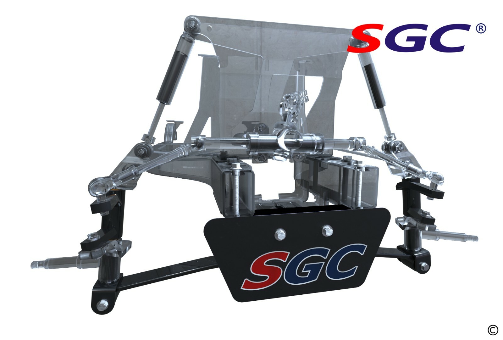 CLUB CAR PRECEDENT GOLF CART SGC 4" LIFT KIT + 10" WHEELS and 22" AT TIRES