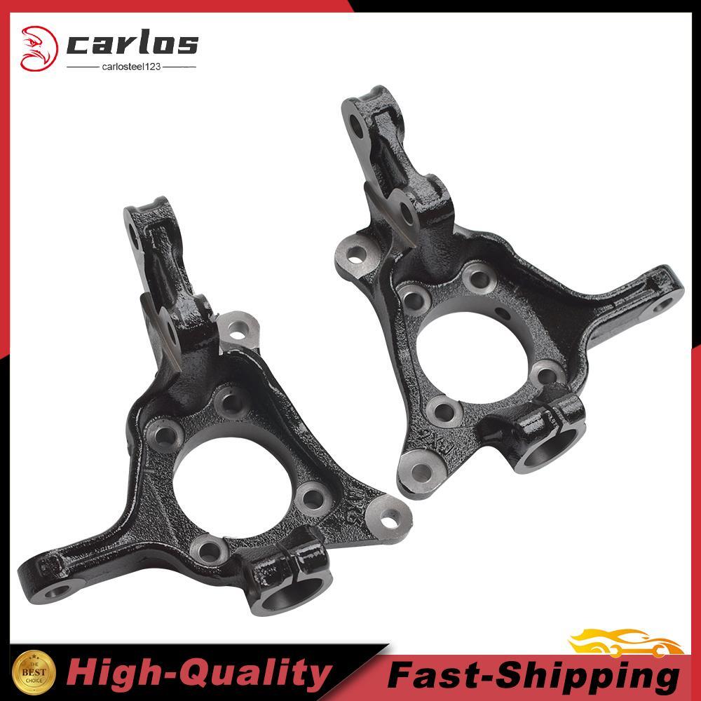 2x Steering Spindle Knuckles Front For Subaru Legacy Sedan & Wagon 2005-2014