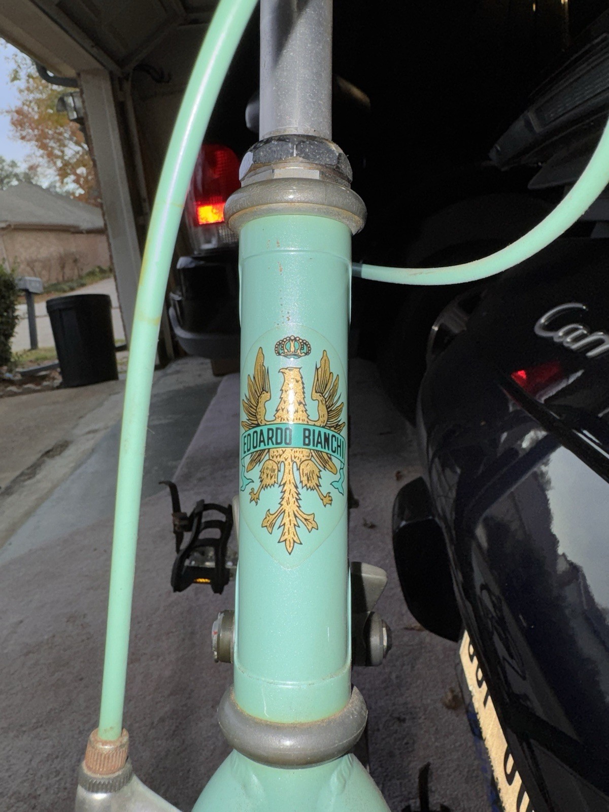 Bianchi Sport SX Vintage Racing Bike Celeste Green Steel Frame 700C Wheels