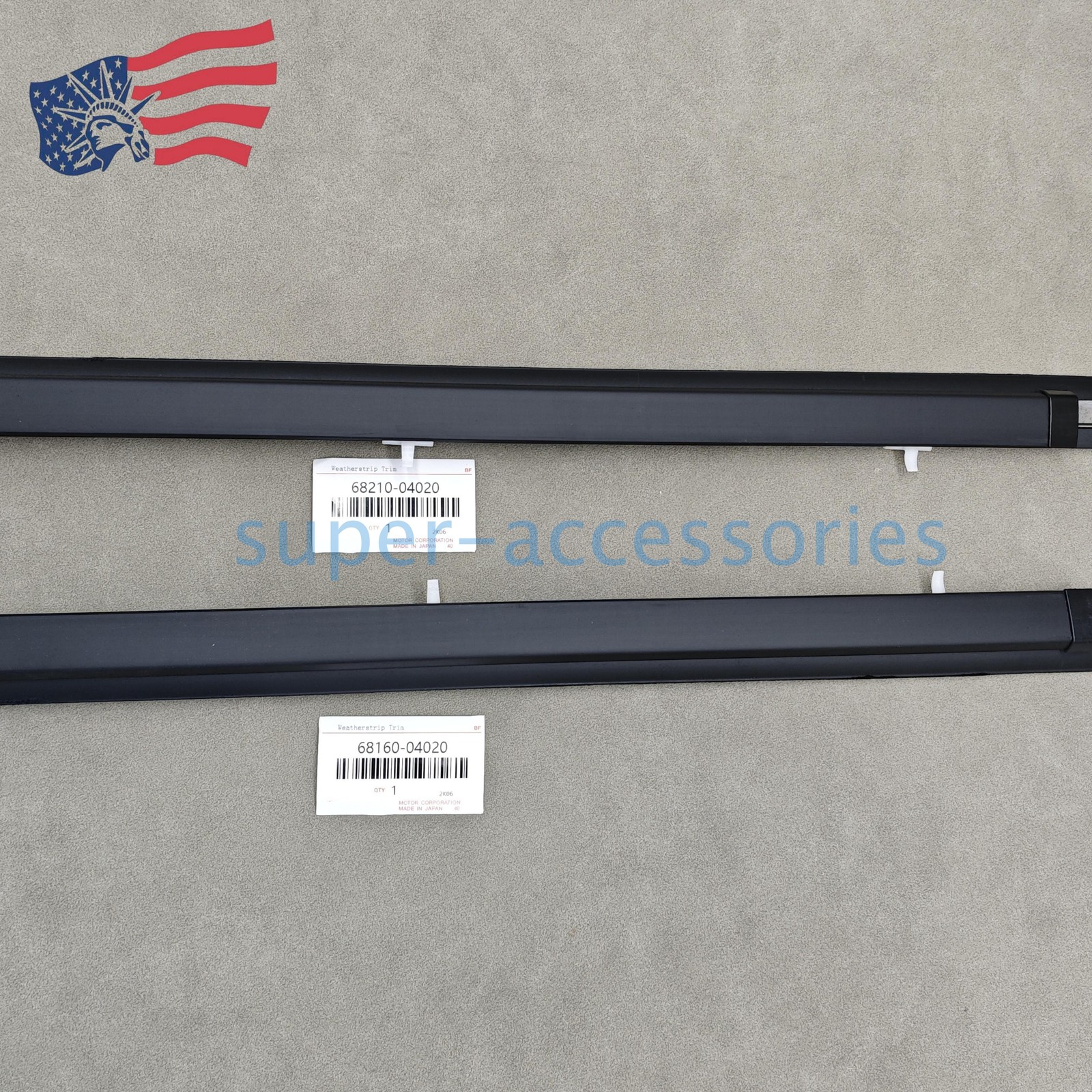 OEM Window Moulding Trim Weatherstrip FITS For Toyota Tacoma Double Cab 95-04
