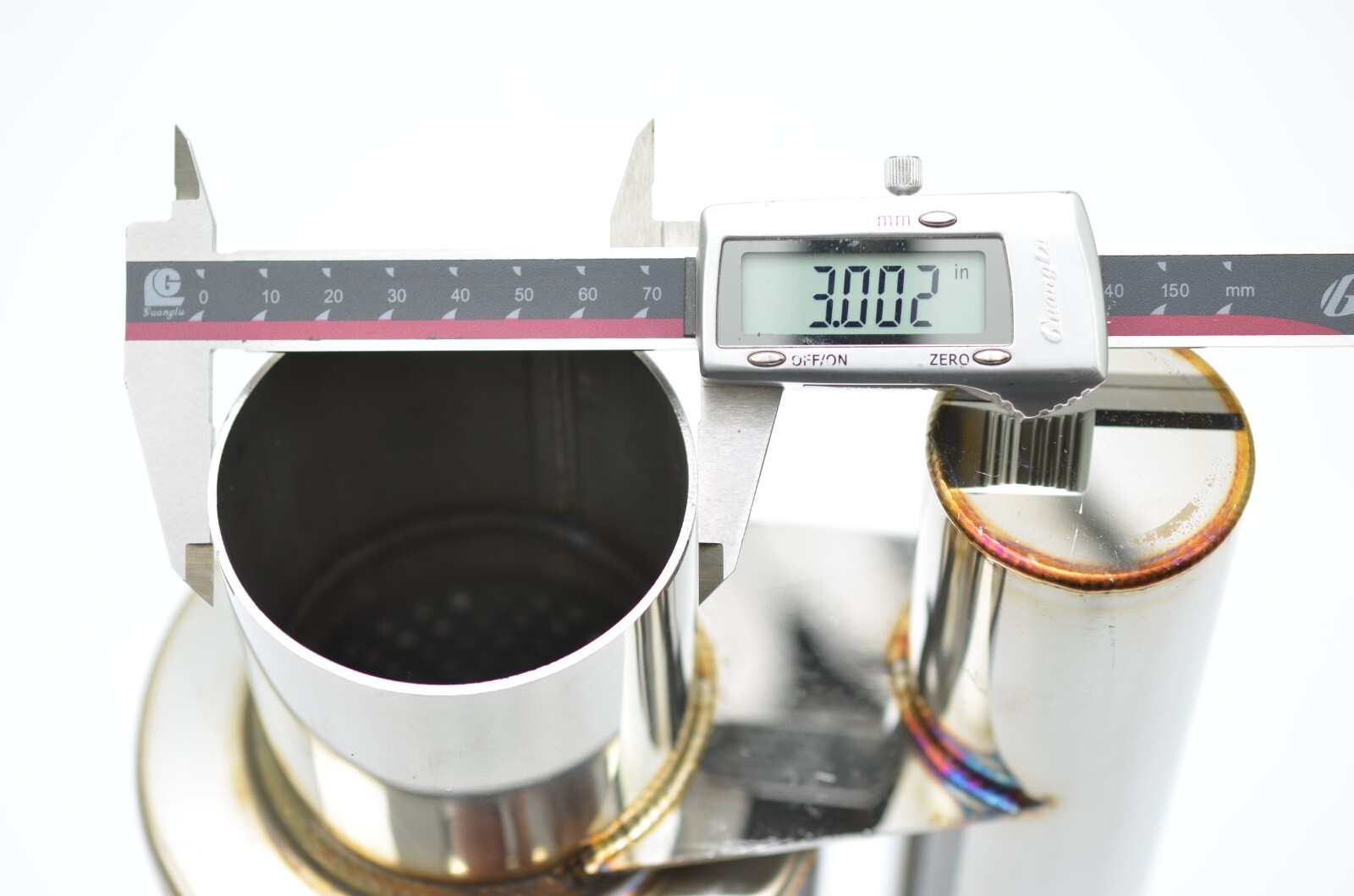 1320 Performance ultra quiet SHORT QW resonator muffler universal 3" inlet out