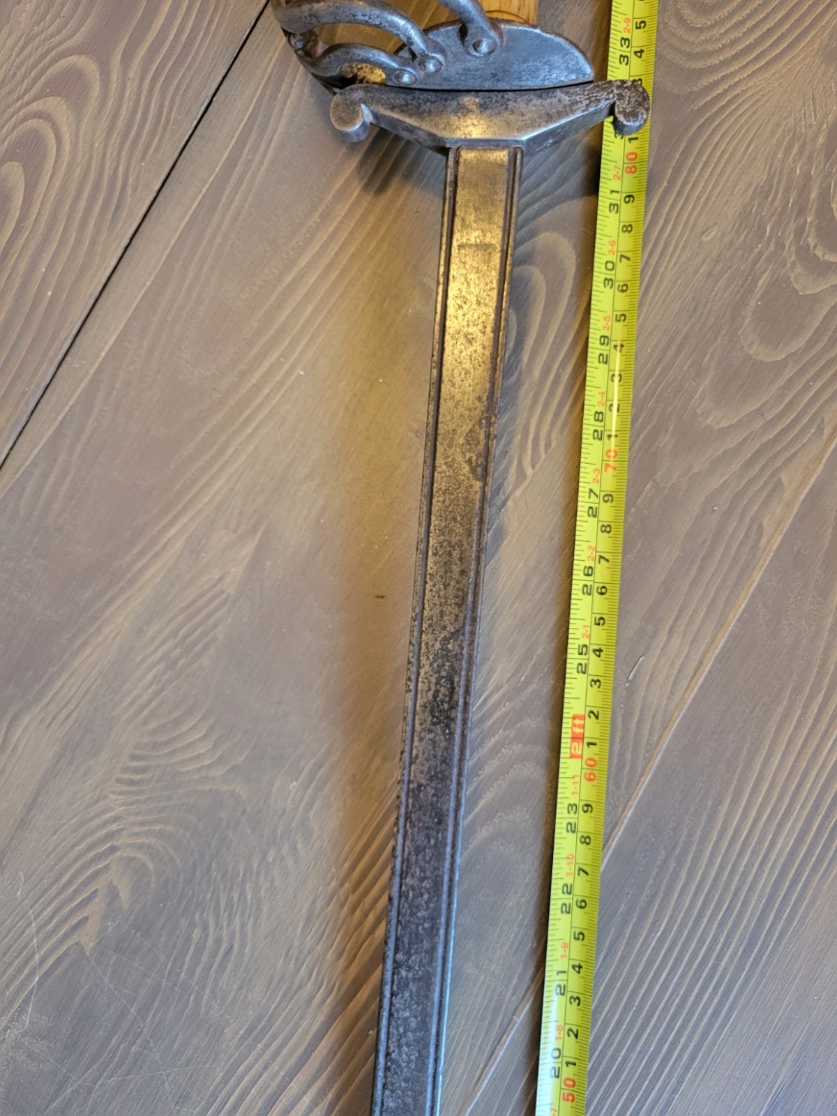 Mexican-Civil War Era Bone Handle Officer's Sword Antique Used