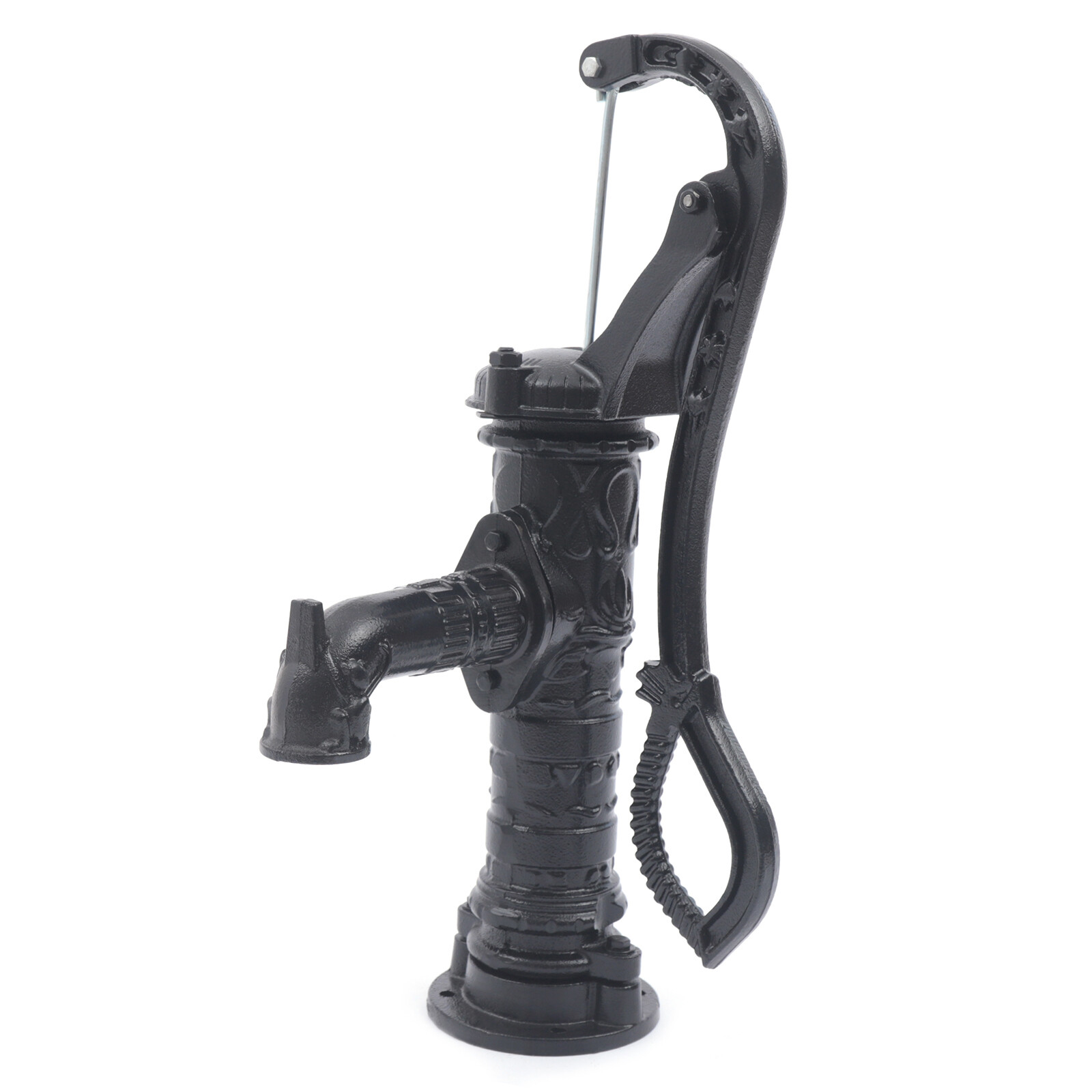 Cast Iron Water Well Hand Pump 26 feet Black Rustic Garden Farmhouse Antique NEW